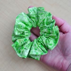 Lime Green Scrunchie